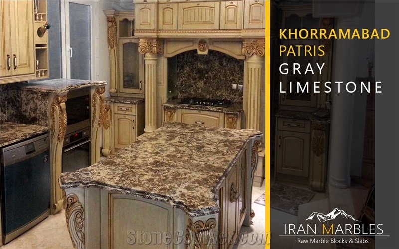 Patris Gray Limestone Slabs